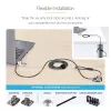 StarTech.com 10-Pack Dual-Access Laptop Lock, 6.5ft (2m) Keyed Alike and Combination Security kabel Lock for K-Slot Devices, Computer Anti-Theft Steel kabel