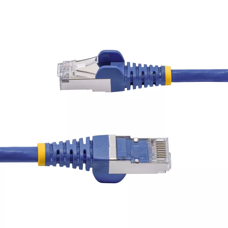StarTech.com 3m Niebieski Kabel Ethernet CAT8, Snagless RJ45, 25G/40G, 2000MHz, 100W PoE++, S/FTP, 26AWG Czysta Miedź, LSZH, Ekranowany Patchcord Sieciowy z Odciążeniami, Indywidualnie Testowany