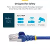 StarTech.com 3m Niebieski Kabel Ethernet CAT8, Snagless RJ45, 25G/40G, 2000MHz, 100W PoE++, S/FTP, 26AWG Czysta Miedź, LSZH, Ekranowany Patchcord Sieciowy z Odciążeniami, Indywidualnie Testowany