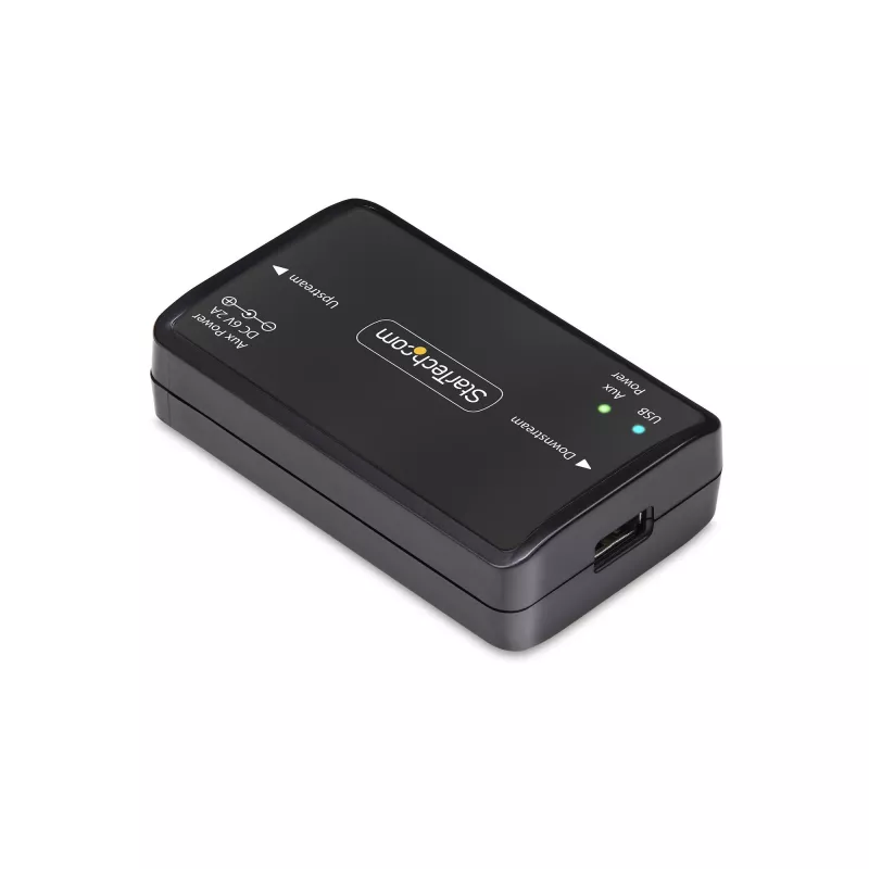 StarTech.com USB Galvanic Isolator, Up To 6KV, Electrical Noise Isolator, IP40, DIN Rail Mount, Isolated Power Filter, USB 2.0/1.1, 5V/250mA, Plug-and-Play, TAA