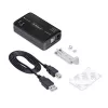 StarTech.com USB Galvanic Isolator, Up To 6KV, Electrical Noise Isolator, IP40, DIN Rail Mount, Isolated Power Filter, USB 2.0/1.1, 5V/250mA, Plug-and-Play, TAA