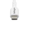StarTech.com 3m (9.8ft) biały kabel ładujący USB-C, kabel USB C, przewód zasilający do laptopa USB 2.0 Type-C, 60W 3A Power Delivery, płaszcz TPE, kabel do transferu danych USB-C, M/M