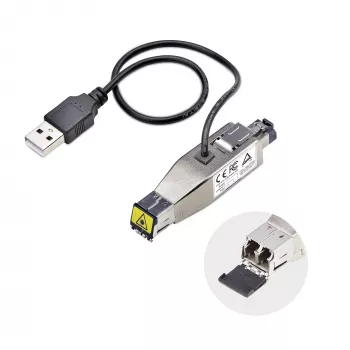 Konwerter mediów Gigabit Ethernet z włókna na RJ45, klucz sprzętowy, Singlemode optyczny 10 km / Multimode 800 m, zasilany przez USB, kompaktowa konstrukcja, obudowa metalowa, Micro Mini, TAA StarTech.com