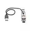 Konwerter mediów Gigabit Ethernet z włókna na RJ45, klucz sprzętowy, Singlemode optyczny 10 km / Multimode 800 m, zasilany przez USB, kompaktowa konstrukcja, obudowa metalowa, Micro Mini, TAA StarTech.com
