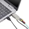 Konwerter mediów Gigabit Ethernet z włókna na RJ45, klucz sprzętowy, Singlemode optyczny 10 km / Multimode 800 m, zasilany przez USB, kompaktowa konstrukcja, obudowa metalowa, Micro Mini, TAA StarTech.com