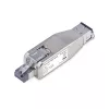 StarTech.com Konwerter mediów Gigabit Fiber na RJ45 Ethernet, klucz sprzętowy, optyczny Single-Mode 10 km / Multi-Mode 800 m, zasilanie PoE, kompaktowa konstrukcja, metalowa obudowa, Micro Mini, TAA