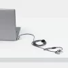 StarTech.com 25-pak uniwersalnej blokady do laptopa 2 m, linka zamykana na klucz główny, zabezpieczenie komputera, kompatybilna z Noble Wedge®/Nano/K-Slot; antykradzieżowa linka odporna na przecięcie