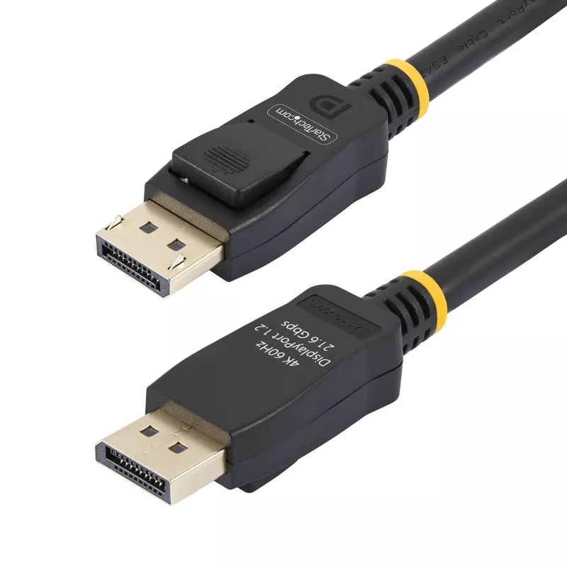 StarTech.com 2m (6.6ft) Kabel DisplayPort z certyfikatem VESA – 10 szt. – przewód DisplayPort 1.2 z zatrzaskami, 4K 60Hz UHD, kabel DP do DP do monitora, zatrzaskowe złącza DP