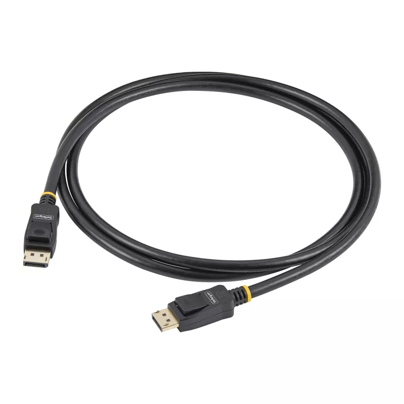 StarTech.com 2m (6.6ft) Kabel DisplayPort z certyfikatem VESA – 10 szt. – przewód DisplayPort 1.2 z zatrzaskami, 4K 60Hz UHD, kabel DP do DP do monitora, zatrzaskowe złącza DP