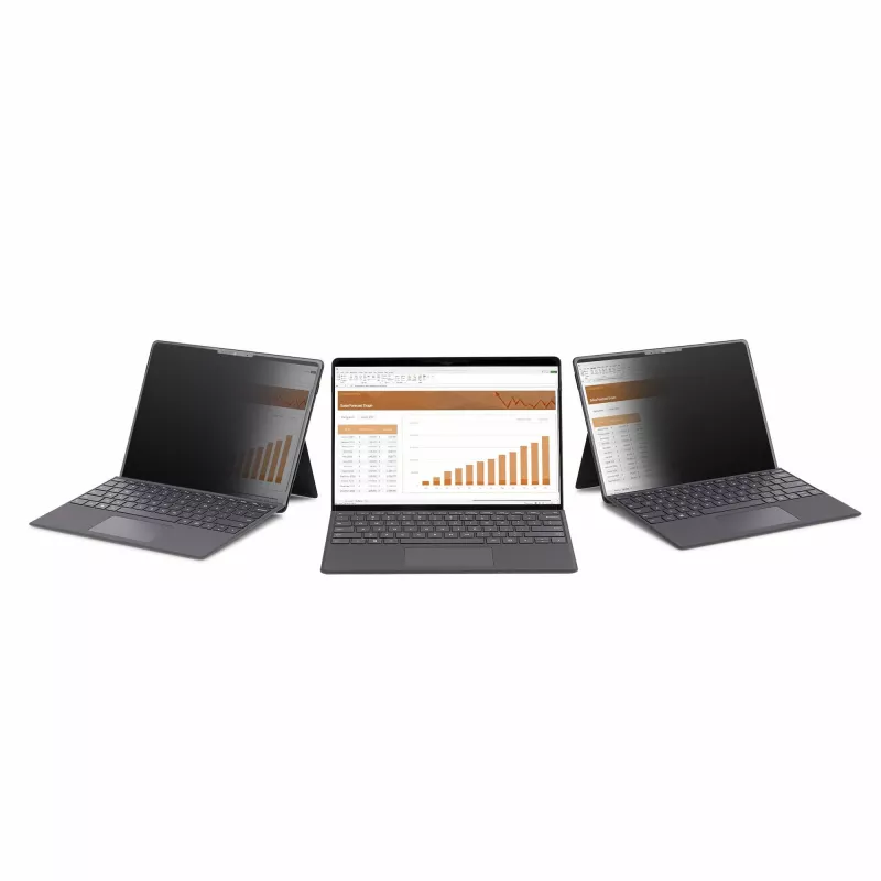 Filtr prywatności StarTech.com 4-kierunkowy 12,4 inch do Surface Laptop Go 1/2/3, orientacja pionowa/pozioma, kompatybilny z dotykiem, kąt widzenia +/- 30°, redukcja światła niebieskiego, wykończenie matowe