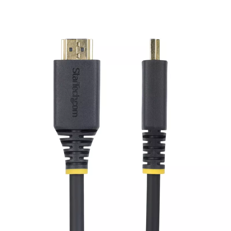 StarTech.com 2m (6.6ft) Premium Certified High Speed HDMI kabel, 4K 60Hz/1440p 144Hz, HDR10/HDCP 2.2/ARC, 18Gbps, UHD HDMI 2.0 Cord for TV/Monitor/Display, TPE Jacket