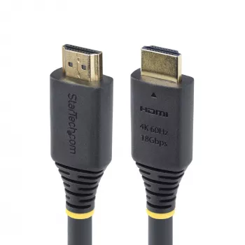 StarTech.com 5m (16.4ft) Premium Certified High Speed HDMI kabel, 4K 60Hz/1440p 144Hz, HDR10/HDCP 2.2/ARC, 18Gbps, UHD HDMI 2.0 Cord for TV/Monitor/Display, TPE Jacket