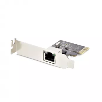 Karta sieciowa StarTech.com 1-portowa Gigabit PCIe, niskoprofilowa, 10/100/1000 Mb/s PCI Express LAN, Realtek RTL8111H, Windows i Linux, zgodna z TAA