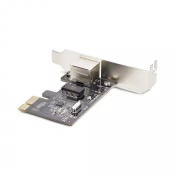 Karta sieciowa StarTech.com 1-portowa Gigabit PCIe, niskoprofilowa, 10/100/1000 Mb/s PCI Express LAN, Realtek RTL8111H, Windows i Linux, zgodna z TAA