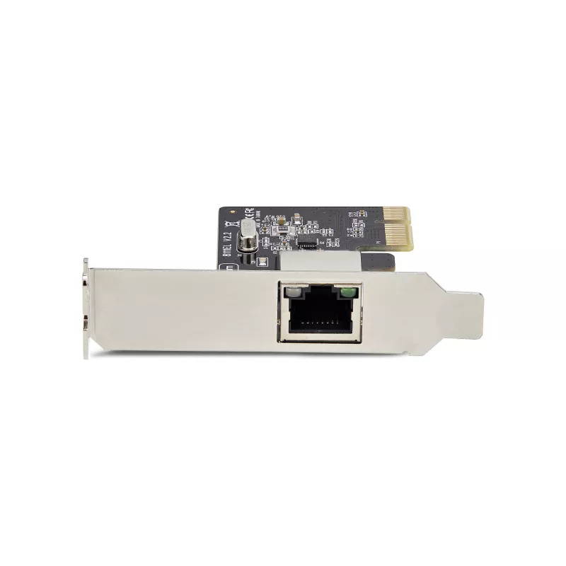 Karta sieciowa StarTech.com 1-portowa Gigabit PCIe, niskoprofilowa, 10/100/1000 Mb/s PCI Express LAN, Realtek RTL8111H, Windows i Linux, zgodna z TAA