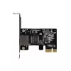 Karta sieciowa StarTech.com 1-portowa Gigabit PCIe, niskoprofilowa, 10/100/1000 Mb/s PCI Express LAN, Realtek RTL8111H, Windows i Linux, zgodna z TAA