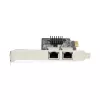 StarTech.com 2-Portowa Gigabitowa Karta Sieciowa PCIe, 10/100/1000Mbps PCI Express NIC, Dual Realtek RTL8111H, współpracuje z Windows i Linux, zgodna z TAA