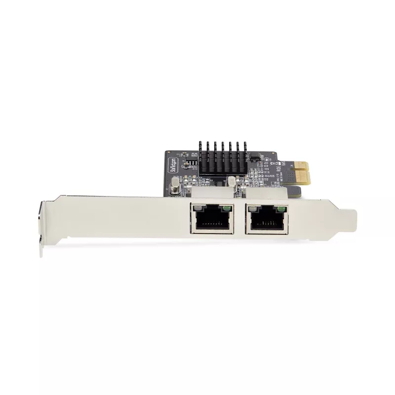 StarTech.com 2-Portowa Gigabitowa Karta Sieciowa PCIe, 10/100/1000Mbps PCI Express NIC, Dual Realtek RTL8111H, współpracuje z Windows i Linux, zgodna z TAA
