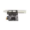 StarTech.com 2-Portowa Gigabitowa Karta Sieciowa PCIe, 10/100/1000Mbps PCI Express NIC, Dual Realtek RTL8111H, współpracuje z Windows i Linux, zgodna z TAA