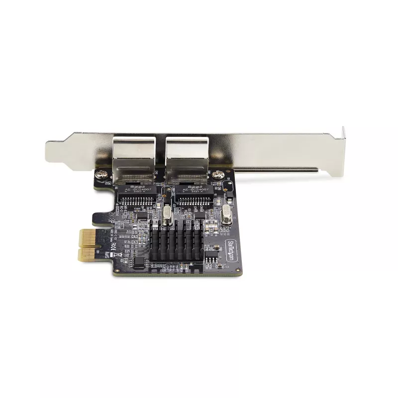 StarTech.com 2-Portowa Gigabitowa Karta Sieciowa PCIe, 10/100/1000Mbps PCI Express NIC, Dual Realtek RTL8111H, współpracuje z Windows i Linux, zgodna z TAA