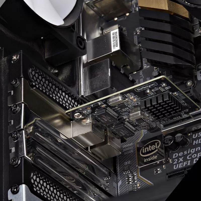StarTech.com 2-Portowa Gigabitowa Karta Sieciowa PCIe, 10/100/1000Mbps PCI Express NIC, Dual Realtek RTL8111H, współpracuje z Windows i Linux, zgodna z TAA