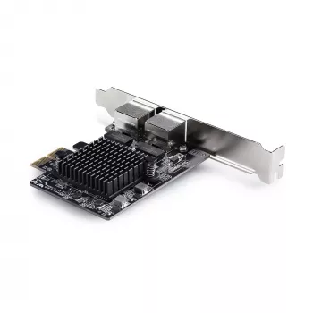 StarTech.com 2-portowa karta sieciowa PCIe 5G Gigabit, karta LAN PCI Express 5G/2,5G/1G/100M/10M, Realtek RTL8126, Windows i Linux, zgodna z TAA
