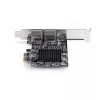 StarTech.com 2-portowa karta sieciowa PCIe 5G Gigabit, karta LAN PCI Express 5G/2,5G/1G/100M/10M, Realtek RTL8126, Windows i Linux, zgodna z TAA