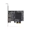 StarTech.com 2-portowa karta sieciowa PCIe 5G Gigabit, karta LAN PCI Express 5G/2,5G/1G/100M/10M, Realtek RTL8126, Windows i Linux, zgodna z TAA