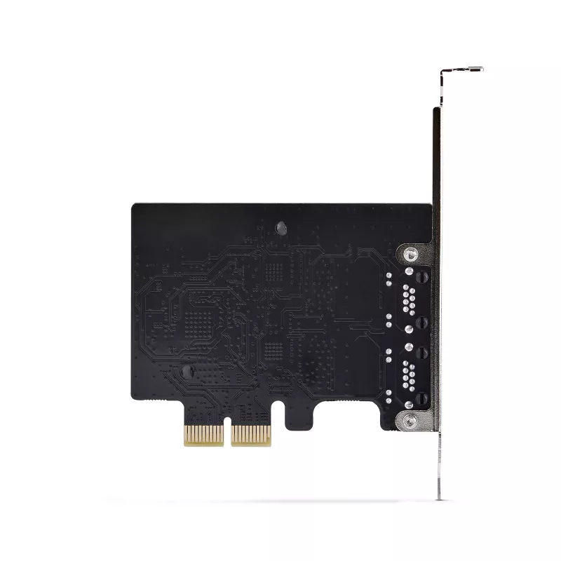 StarTech.com 2-portowa karta sieciowa PCIe 5G Gigabit, karta LAN PCI Express 5G/2,5G/1G/100M/10M, Realtek RTL8126, Windows i Linux, zgodna z TAA