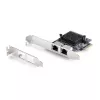 StarTech.com 2-portowa karta sieciowa PCIe 5G Gigabit, karta LAN PCI Express 5G/2,5G/1G/100M/10M, Realtek RTL8126, Windows i Linux, zgodna z TAA