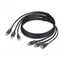 StarTech.com Kabel KVM Dual-DisplayPort i USB 5Gbps 1,8 m (6 stóp), 4K 60 Hz, uniwersalnie kompatybilny przewód combo DP 1.2/USB 3.0 do przełączników KVM z dwoma monitorami