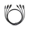 StarTech.com Kabel KVM Dual-DisplayPort i USB 5Gbps 1,8 m (6 stóp), 4K 60 Hz, uniwersalnie kompatybilny przewód combo DP 1.2/USB 3.0 do przełączników KVM z dwoma monitorami