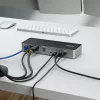 Stacja dokująca StarTech.com USB-C z obsługą trzech monitorów, ładowarka do laptopa 140 W dla MacBook Pro i Windows, HDMI 4K 60 Hz lub DisplayPort, TAA