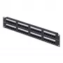 StarTech.com 48-Port 2U Rackmount Cat6 Patch Panel, RJ45, UTP, 110 Punch-Down, Cat 6 Ethernet Patch Panel do sieciowej szafy serwerowej