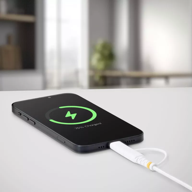 StarTech.com 1m (3ft) 2-w-1 wytrzymały kabel ładujący USB-C z adapterem Lightning, 30W/60W (3A), certyfikat Apple MFi, pleciony przewód ładowarki USB-C do iPhone/iPad/Android