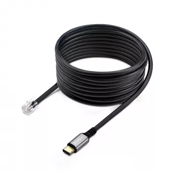 StarTech.com UR9-HEADSET-ADAPTER adapter złącza złącza USB-C RJ-9 Czarny