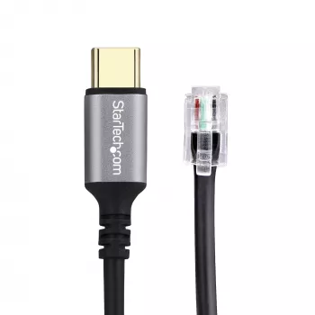 StarTech.com UR9-HEADSET-ADAPTER adapter złącza złącza USB-C RJ-9 Czarny
