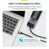StarTech.com UR9-HEADSET-ADAPTER adapter złącza złącza USB-C RJ-9 Czarny