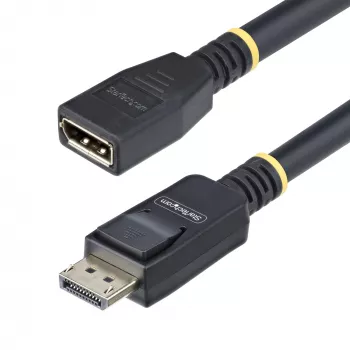 StarTech.com Kabel przedłużający DisplayPort 1.4, 3 m, DP 1.4 kabel chroniący port, 8K 60 Hz, męski do żeńskiego adapter przedłużający, kabel DisplayPort, powłoka TPE, M/F