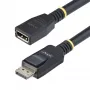 StarTech.com Kabel przedłużający DisplayPort 1.4, 3 m, DP 1.4 kabel chroniący port, 8K 60 Hz, męski do żeńskiego adapter przedłużający, kabel DisplayPort, powłoka TPE, M/F