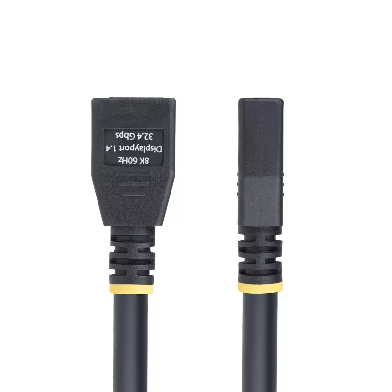 StarTech.com Kabel przedłużający DisplayPort 1.4, 3 m, DP 1.4 kabel chroniący port, 8K 60 Hz, męski do żeńskiego adapter przedłużający, kabel DisplayPort, powłoka TPE, M/F