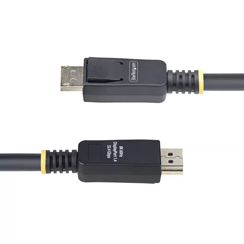 StarTech.com Kabel przedłużający DisplayPort 1.4, 3 m, DP 1.4 kabel chroniący port, 8K 60 Hz, męski do żeńskiego adapter przedłużający, kabel DisplayPort, powłoka TPE, M/F