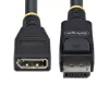 StarTech.com Kabel przedłużający DisplayPort 1.4, 3 m, DP 1.4 kabel chroniący port, 8K 60 Hz, męski do żeńskiego adapter przedłużający, kabel DisplayPort, powłoka TPE, M/F