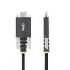 Kabel ładujący StarTech.com 3 m (10 stóp) USB-C, wytrzymały i ultraelastyczny, z bocznymi śrubami blokującymi, PD EPR 240 W (5 A), ładowarka do laptopa USB 2.0, certyfikat USB-IF, wytrzymała ładowarka USB-C