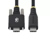 Kabel ładujący StarTech.com 3 m (10 stóp) USB-C, wytrzymały i ultraelastyczny, z bocznymi śrubami blokującymi, PD EPR 240 W (5 A), ładowarka do laptopa USB 2.0, certyfikat USB-IF, wytrzymała ładowarka USB-C