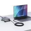 Kabel ładujący StarTech.com 3 m (10 stóp) USB-C, wytrzymały i ultraelastyczny, z bocznymi śrubami blokującymi, PD EPR 240 W (5 A), ładowarka do laptopa USB 2.0, certyfikat USB-IF, wytrzymała ładowarka USB-C