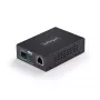 StarTech.com 10GbE SFP+ Fiber Media Converter, 10 Gigabit Ethernet RJ-45 do 10GBASE-X SFP+, jednomodowy, wielomodowy, ramki Jumbo 16K, zgodny z TAA