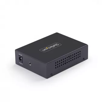 StarTech.com 10GbE SFP+ Fiber Media Converter, 10 Gigabit Ethernet RJ-45 do 10GBASE-X SFP+, jednomodowy, wielomodowy, ramki Jumbo 16K, zgodny z TAA