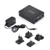 StarTech.com 10GbE SFP+ Fiber Media Converter, 10 Gigabit Ethernet RJ-45 do 10GBASE-X SFP+, jednomodowy, wielomodowy, ramki Jumbo 16K, zgodny z TAA