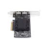 StarTech.com 2-portowa karta sieciowa PCIe 10Gb Ethernet, interfejs sieciowy 10GbE, chipset Broadcom BCM57416, podwójne RJ45 10GBase-T/Gigabit, karta NIC, TAA